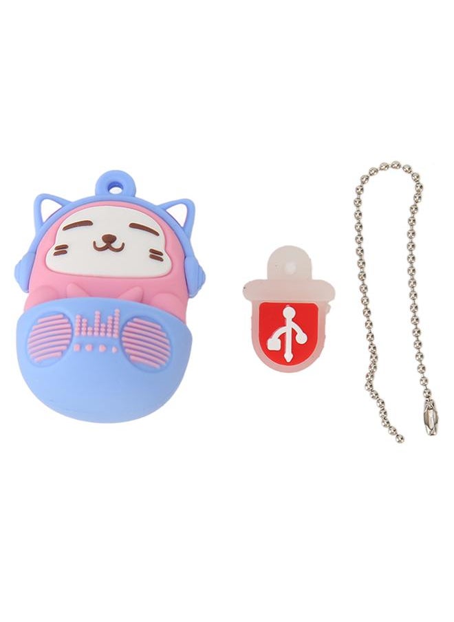 Thoraya Cartoon cat toy ornaments USB flash drive usb pink blue 32g  - Image 3