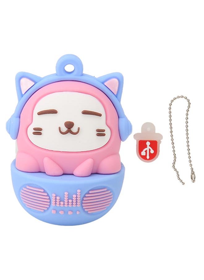 Thoraya Cartoon cat toy ornaments USB flash drive usb pink blue 32g  - Image 2