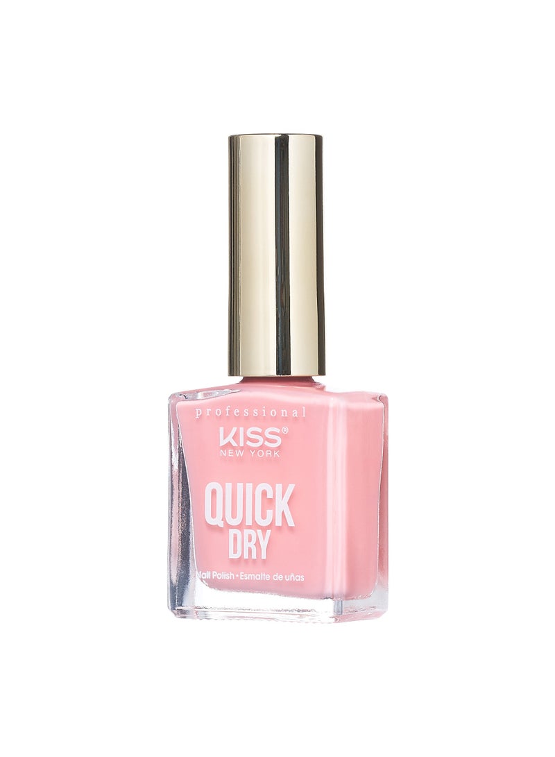 Kiss Quick Dry Nail Polish Toasted Pink QP25 - Image 2