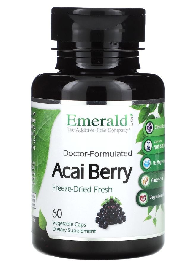 Emerald Laboratories Acai Berry  60 Vegetable Caps