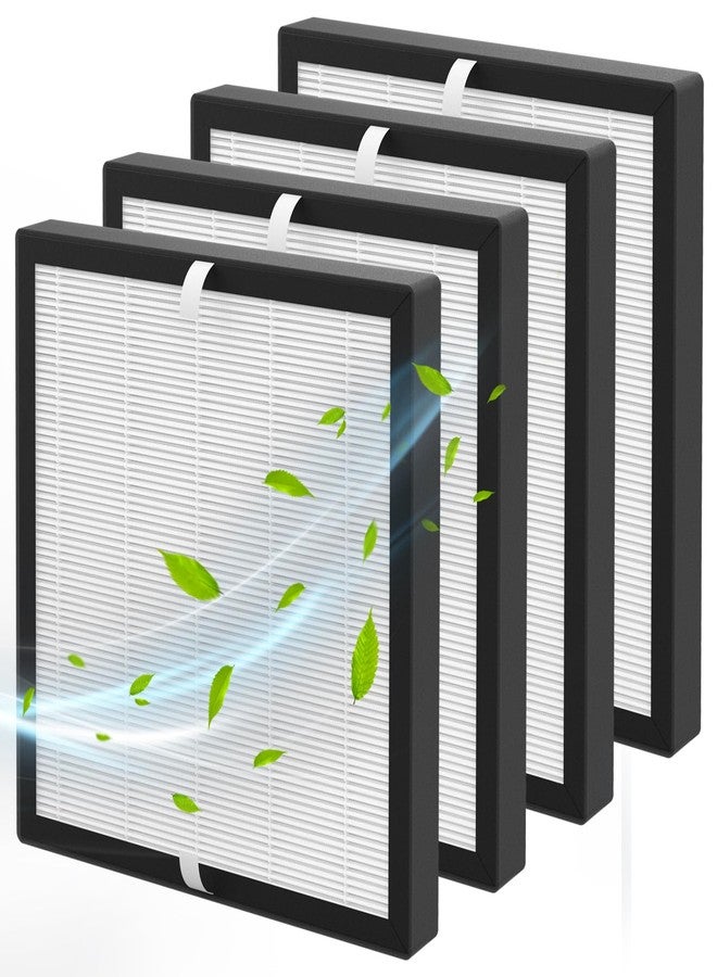 XBWW 4 Packs P280 P260 Replacement Filters Compatible with TPLMB / YARIKI P280 and AIUZLK P260 Air Cleaner Purifier, 3-in-1 Nylon Pre-Filter,Premium Filter,Activated Carbon Filter, Part # P280-RF, White - Image 1