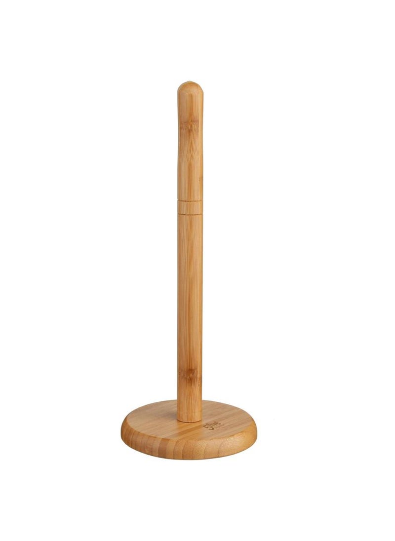 5five Bamboo Kitchen Paper Towel Roll Holder 