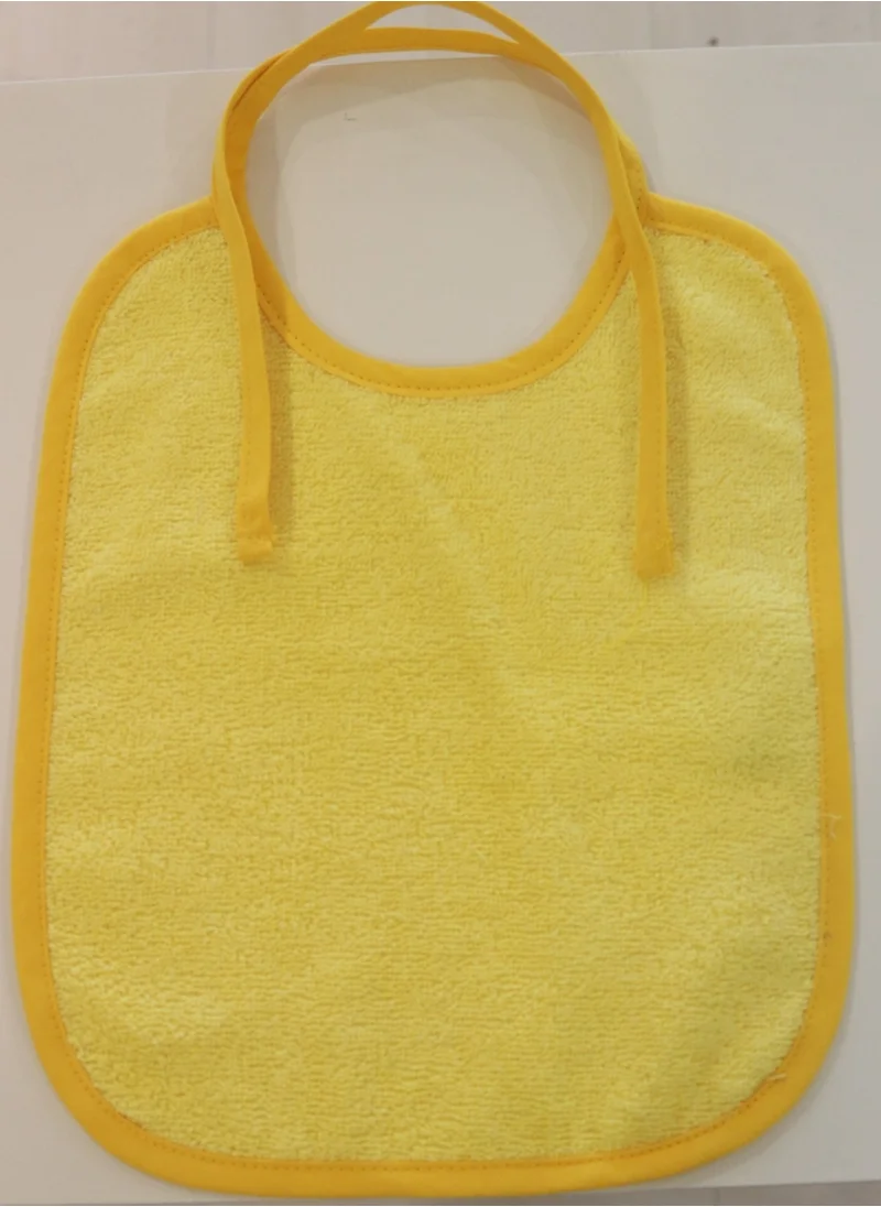 اندر هوم Baby Food Bib Curly Bib Cotton Plain Towel Baby Apron