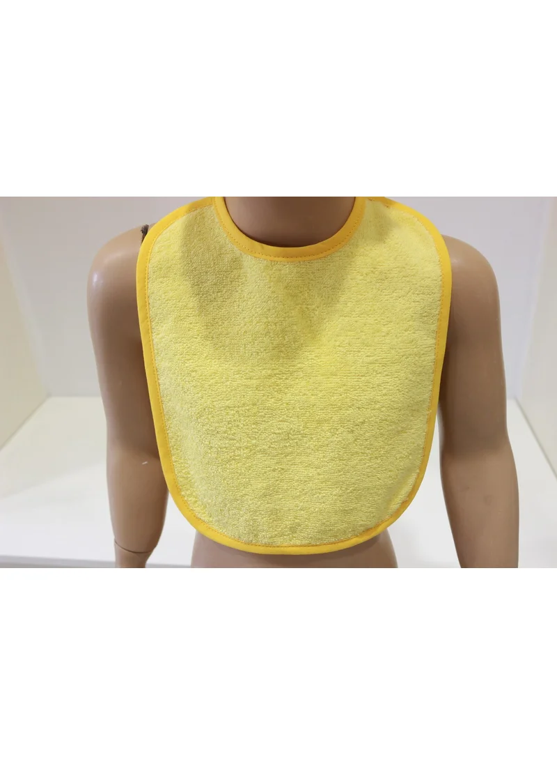 اندر هوم Baby Food Bib Curly Bib Cotton Plain Towel Baby Apron
