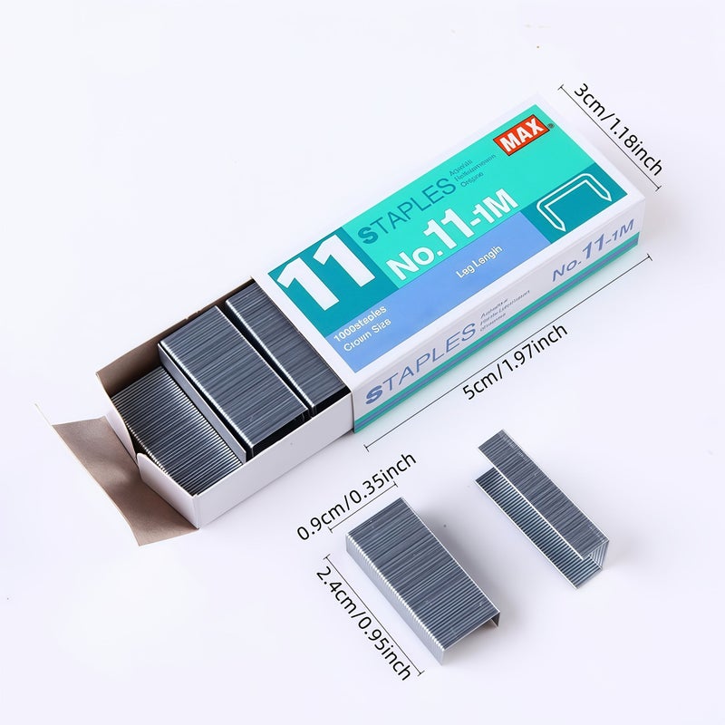 2000 Count No 10 Mini Universal Staples for Office School Home Paper Binding - Image 1