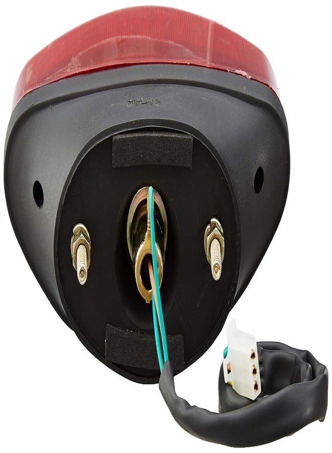 VTRUST Bike Tail Light Compatible for Bajaj Boxer CT/C 100B | Red Halogen Brake Lamp | Superior Durability & Sleek Finish - Image 3