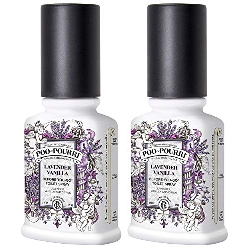 Poo-Pourri PooPourri Before You Go Spray, Lavender Vanilla, 2 Count of 2 Fl Oz Bottle, 4 Fl Oz - Image 1