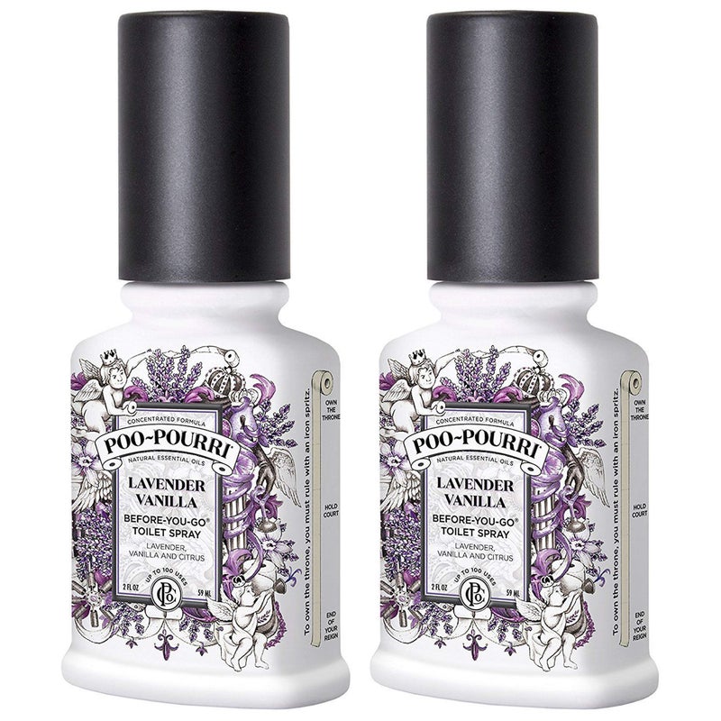 Poo-Pourri PooPourri Before You Go Spray, Lavender Vanilla, 2 Count of 2 Fl Oz Bottle, 4 Fl Oz - Image 5