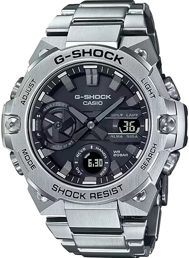 G-SHOCK Men's Stainless Steel Analog-Digital Watch GST-B400D-1ADR - 49.6 mm