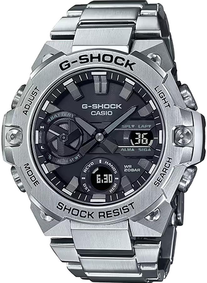 Men's Stainless Steel Analog-Digital Watch GST-B400D-1ADR - 49.6 mm