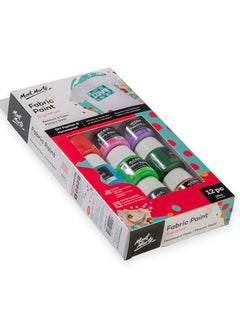 Mont Marte 12-Piece Signature Fabric Paint Suitable for DIY Fashion and Homewares  - Image 2