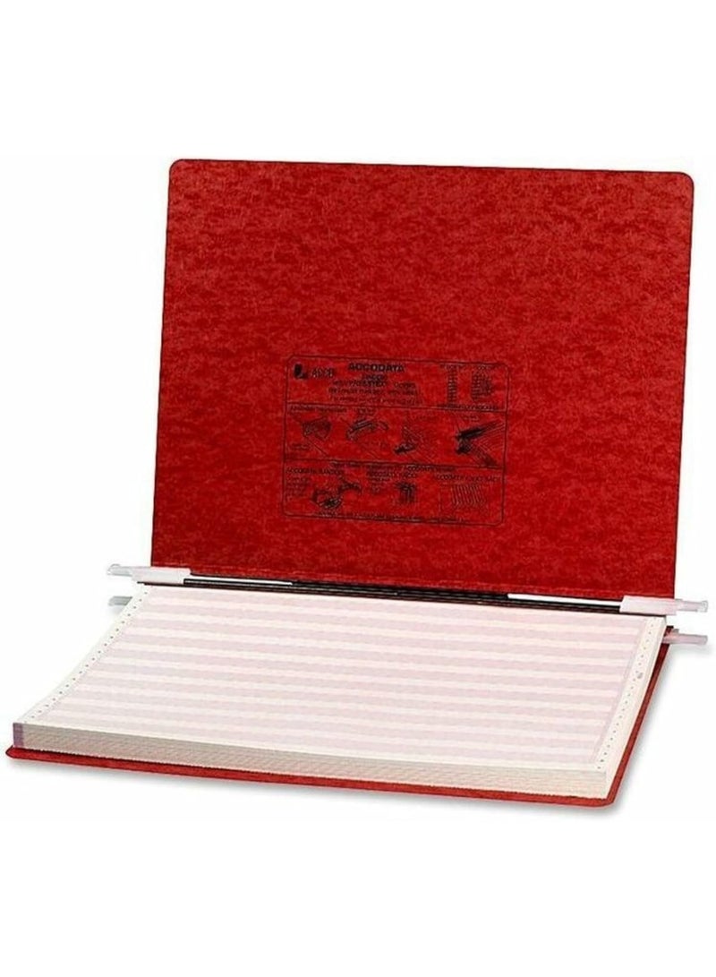 ACCO ACCO Presstex Hanging Data Binder, 14-7/8" x 11", Burgundy (54079)  - Image 1