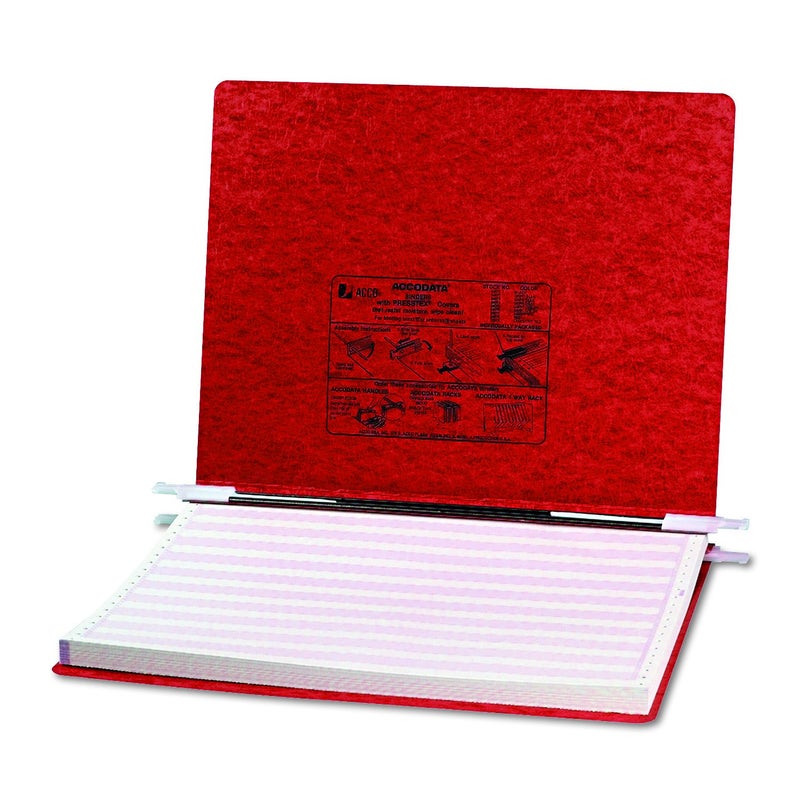 ACCO Brands مجلد بيانات معلق من ACCO Presstex، 14-7/8" × 11"، بورجوندي (54079) - Image 3