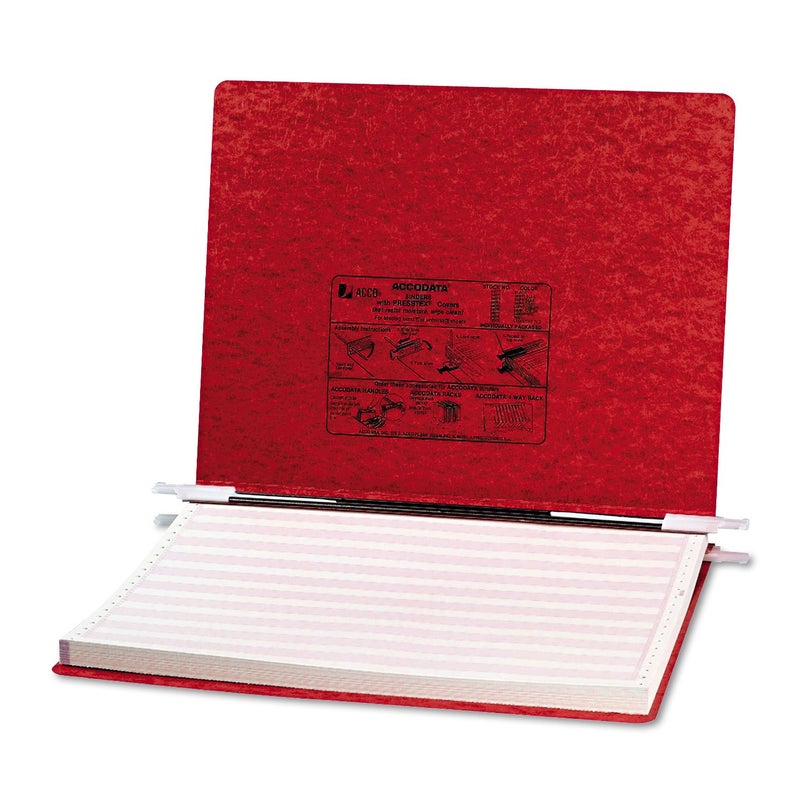 ACCO Brands مجلد بيانات معلق من ACCO Presstex، 14-7/8" × 11"، بورجوندي (54079) - Image 1