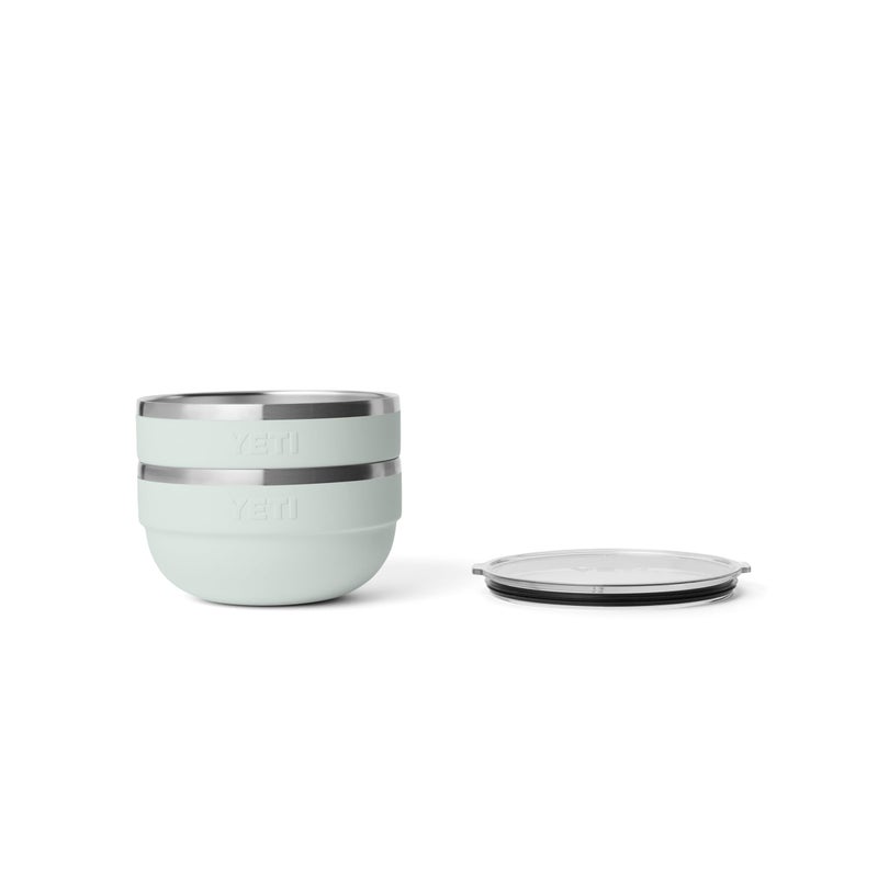 YETI Rambler Bowl, Vacuum Insulated, Stackable and Nestable Stainless Steel Bowl with Lid, 2 Quart, Ridgeline - Image 5