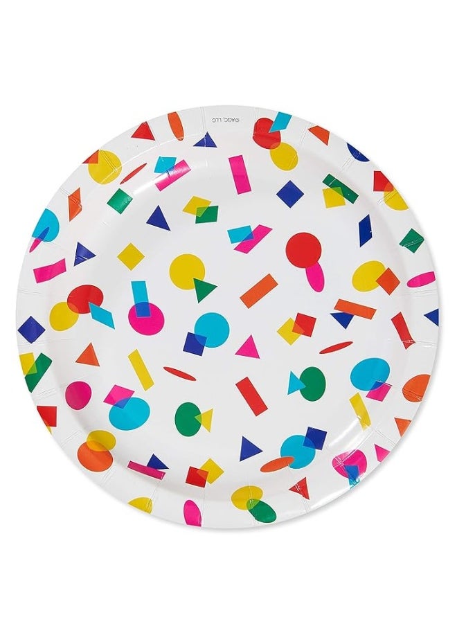 American Greetings American Greetings Rainbow Party Supplies, Dessert Plates (36-Count)  - Image 3