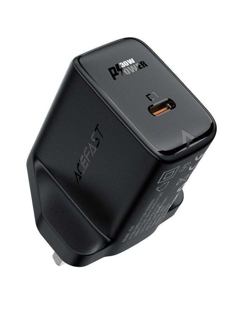 ACEFAST A24 GaN PD 30W USB-C Fast Charge Wall Charger UK Plug - Image 1