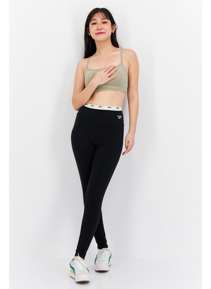 Reebok ملابس رياضية نسائية للياقة البدنية، سوداء  - Image 4