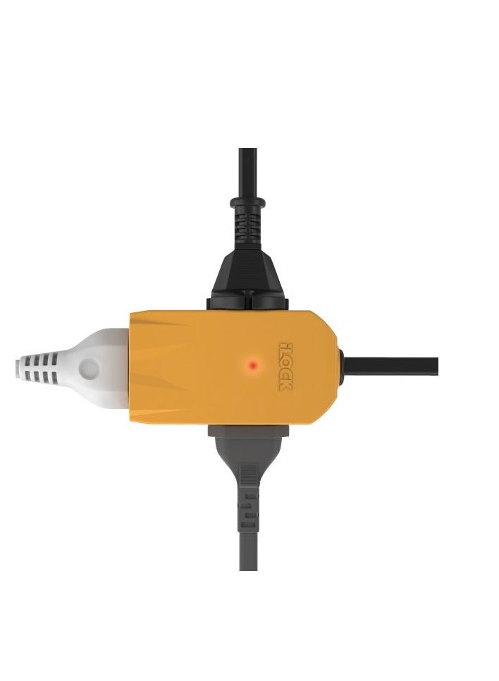 iLOCK Mini Power Strip  3 outlets 3M 2500W  Yellow - Image 5