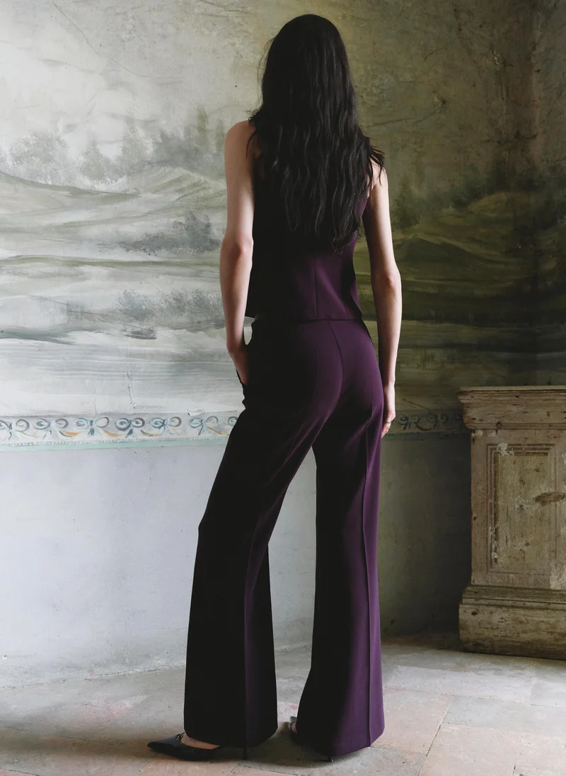 مانجو High-Waist Suits Trousers