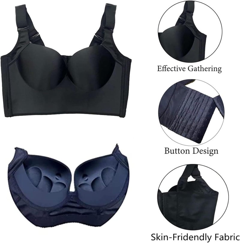 klarako Maureenedd Bra, Maureenedd Deep Cup Bra Hide Back Fat with Shapewear Incorporated, Fashion Maureenedd Bra Plus Size - Image 5