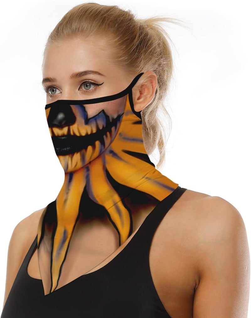 YAYOUREL Neck Gaiter Face Mask Covering Bandanas for Men Women Summer UV Face Scarf Mask Cover Facemask Balaclava Headbands - Image 2