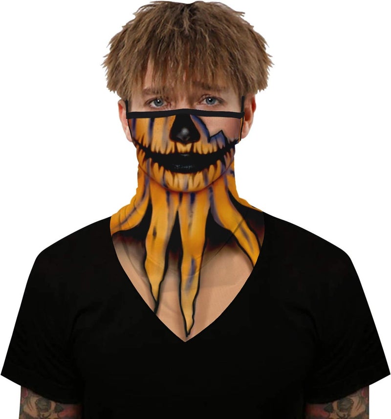 YAYOUREL Neck Gaiter Face Mask Covering Bandanas for Men Women Summer UV Face Scarf Mask Cover Facemask Balaclava Headbands - Image 5