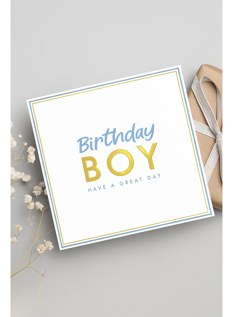 Share the Love Greeting Card | BIRTHDAY BOY - HAVE A GREAT DAY | SharetheLove (Standard Card)