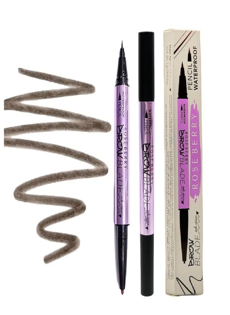 روز بيري قلم حواجب مقاوم للماء بني غامق