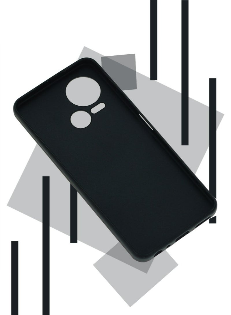 Tecno Spark 10 5G Back Case Cover Mobile Phone Accessories with Anti-drops Anti-fingerprints Camera Protection Soft Anti-scratches Anti-drops Anti-fingerprints Shell Guard Protector Black - Image 4