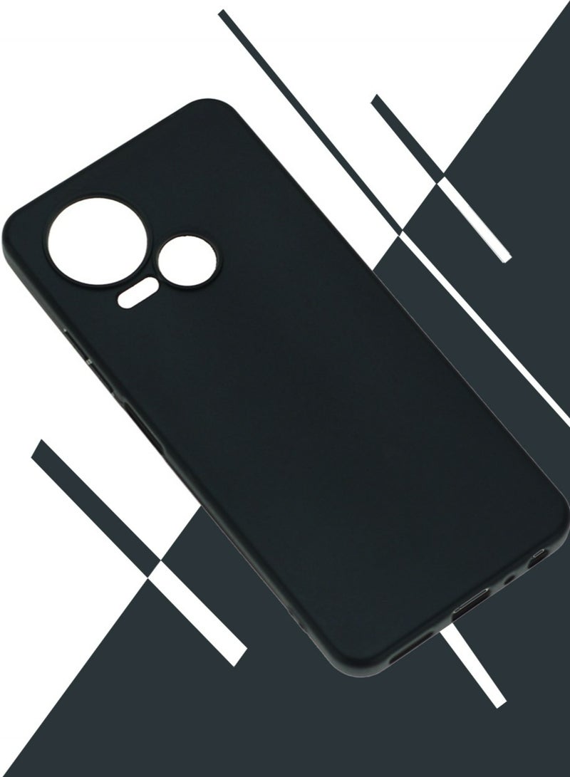 Tecno Spark 10 5G Back Case Cover Mobile Phone Accessories with Anti-drops Anti-fingerprints Camera Protection Soft Anti-scratches Anti-drops Anti-fingerprints Shell Guard Protector Black - Image 2