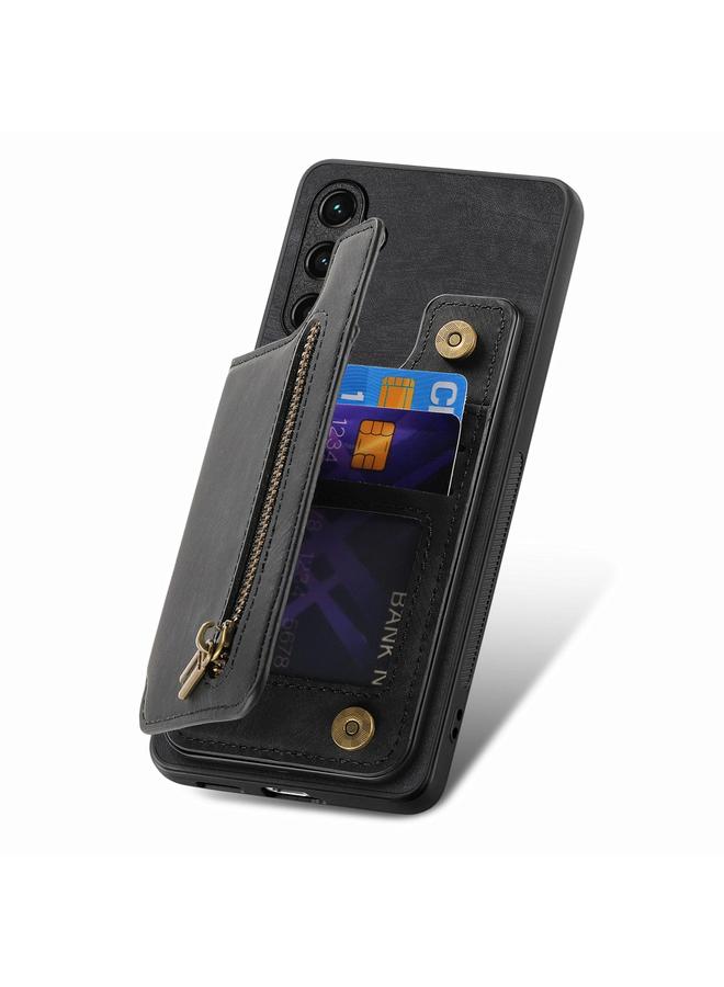 اس-توب جراب خلفي بسحاب من الجلد لهاتف Huawei Nova 10 - Image 4