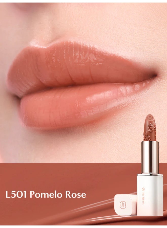 Florasis Flawless Jade Essential Hydration Lipstick | L501 Pomelo Rose | 3 grams - Image 3