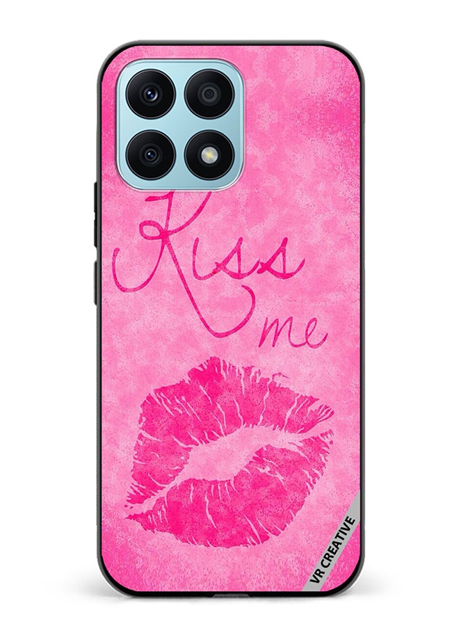 VR CREATIVE Protective Case Cover For Honor X8a Kiss me Pink Design Multicolour - Image 1