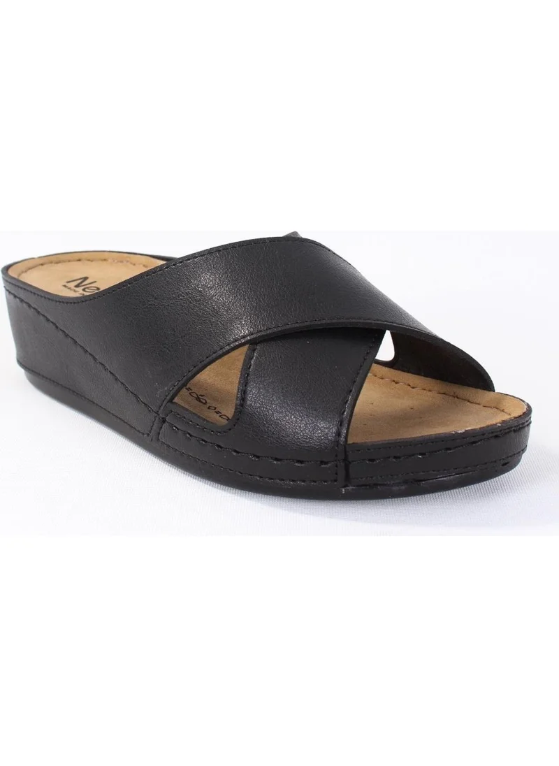 Dagoster DZA37-1802 Black Daily Orthopedic Women's Slippers