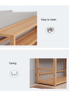 C&C Home رف الكتب مكتب طالب منظم قرطاسية حامل المجلات أشتات المنزل تخزين الرف 50x23x48 سم  - Image 4