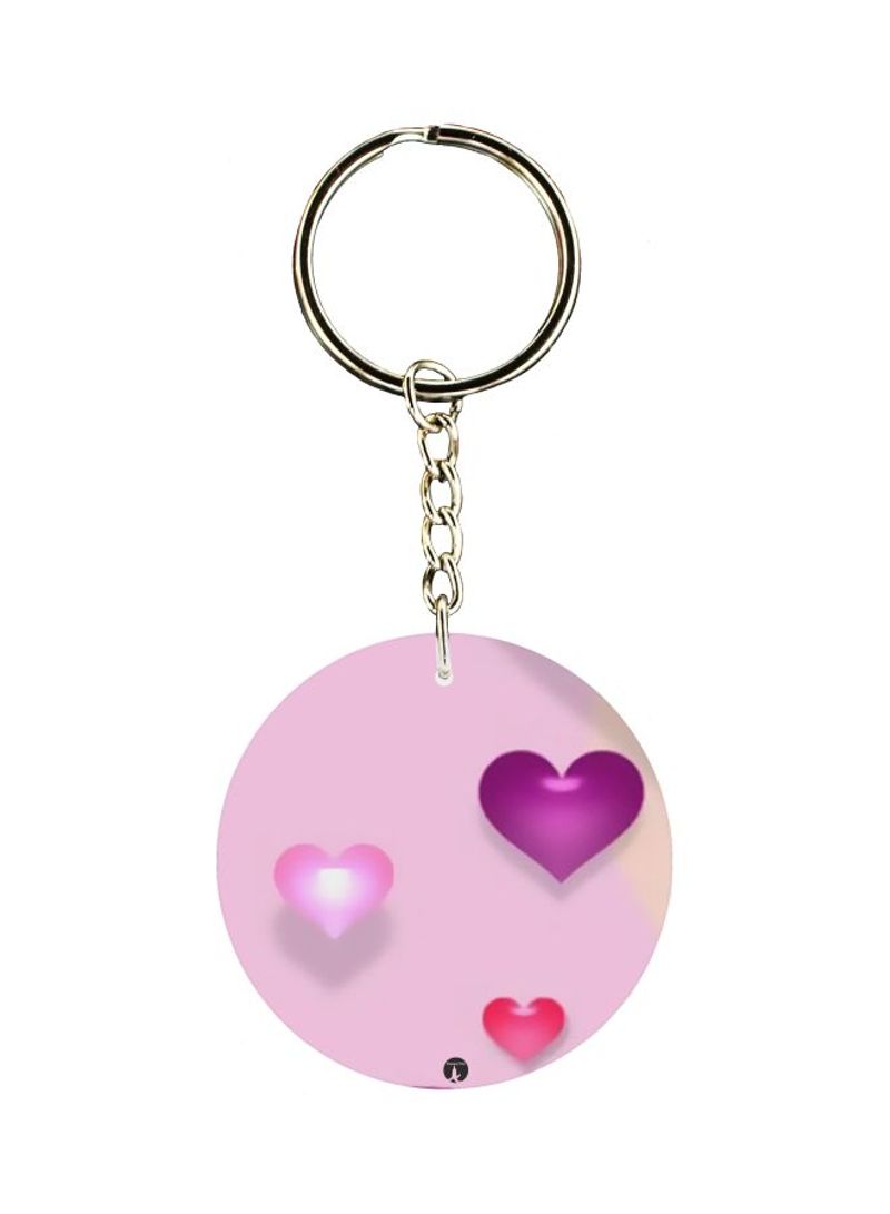 RKN Hearts Printed Keychain