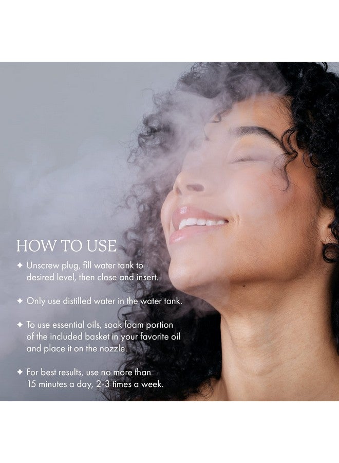 Vanity Planet Aira Ionic Facial Steamer (Rose Gold)Pore Cleaner That Detoxifiescleanses And Moisturizesadjustable Nozzlewater Tank With 3 Essential Oil Baskets  - Image 4
