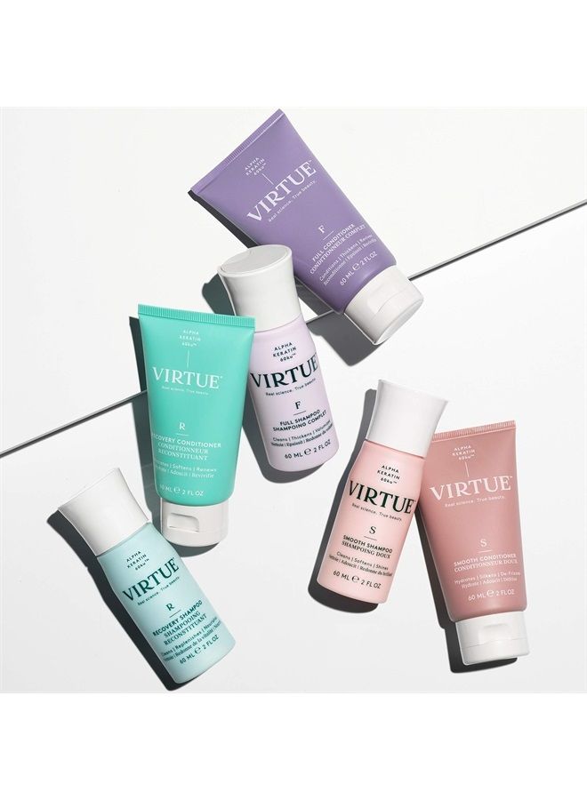 VIRTUE Full Conditioner 2 FL OZ | Travel Size | Alpha Keratin Thickens, Volumizes Hair | Sulfate Free, Paraben Free, Color Safe, Vegan - Image 3