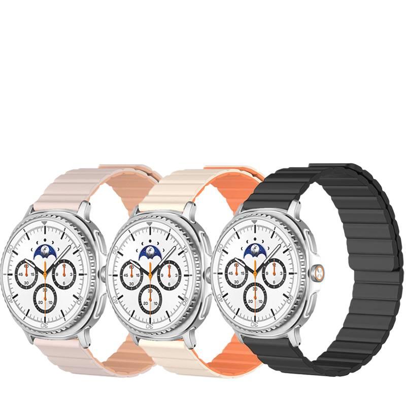AD Black Silicone Sport Smartwatch Band Compatible with Samsung Galaxy Watch 8 with Adjustable Fit Soft Strap and Quick Daily Replacement - Image 2