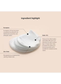 CONTROL CORRECTIVE SKIN CARE SYSTEMS Control Corrective Sulfur Calming Mask 2 Oz Soothes And Calms Inflamed Acne And Reduces Oily Skin Absorbs Oil Calm Inflamed Skin Reduce Enlarged Pores Cool Relief For Tender Skin  - Image 4