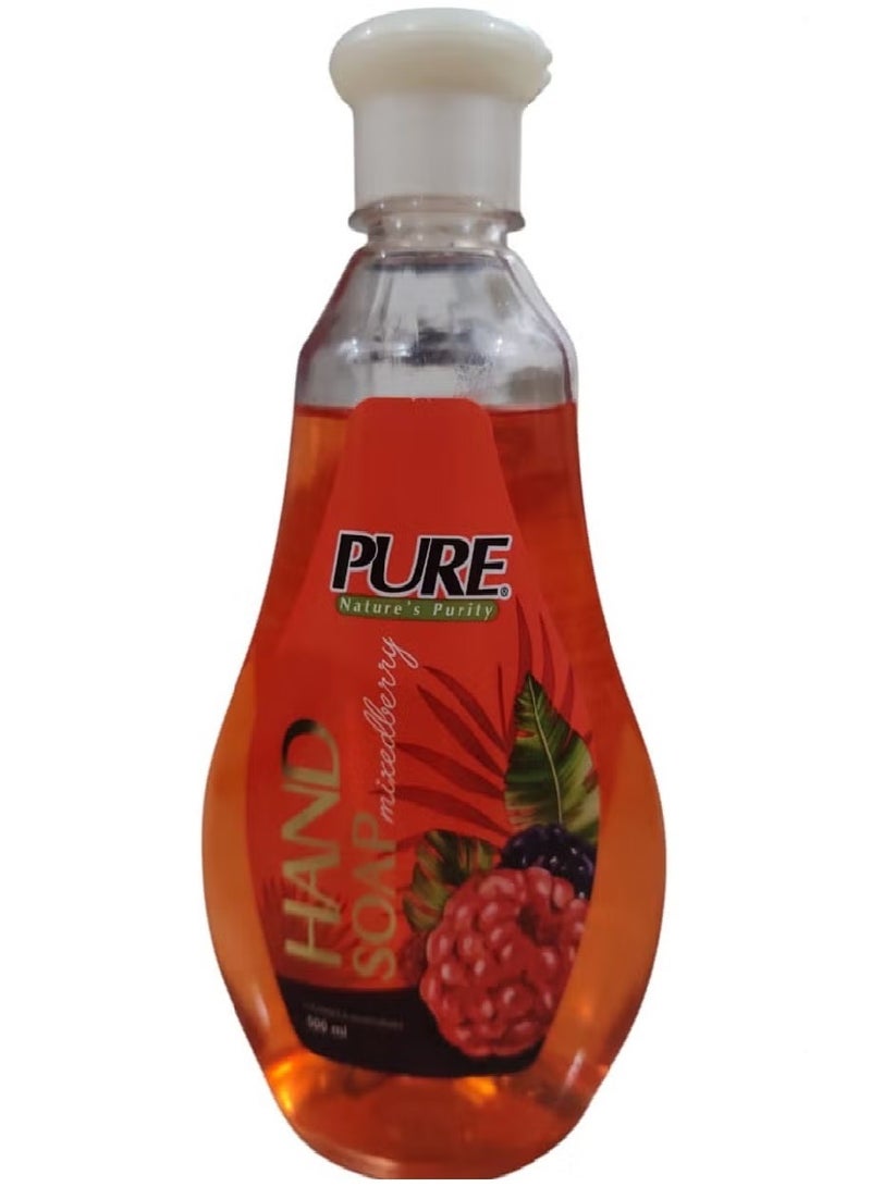PURE Hand Soap With Mixed Berry 500ML