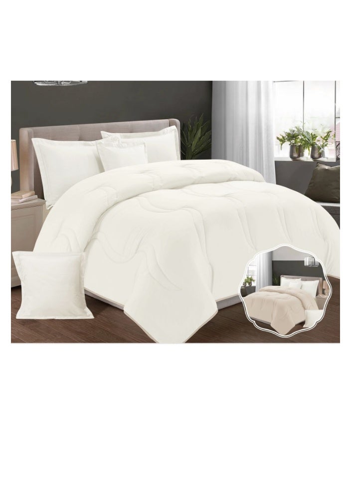 Blue Sky Double-sided comforter set, 6-piece bedspread, 6-piece bedspread set, 100% microfiber filling bedspread, 230x250 cm duvet  - Image 1