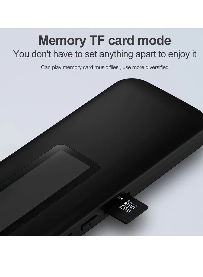 AROAQ مكبر صوت للنوم، مكبر صوت لاسلكي قابل لإعادة الشحن، مكبر صوت بلوتوث جيبي، صندوق صوت تحت الوسادة يعمل بالتوصيل العظمي، شريط صوت ستيريو خفيف الوزن وصغير الحجم مع صوت عالي الجودة، (أسود) - Image 3