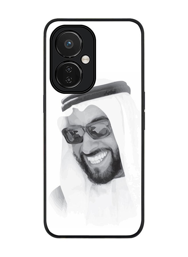 Stylizedd Rugged Black edge case for Nord CE 3 Lite Slim fit Soft Case Flexible Rubber Edges Anti Drop TPU Gel Thin Cover - Zayed Our Father - Image 1