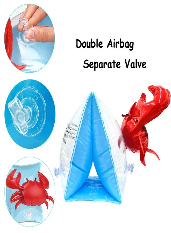 ZOEKIM Inflatable Arm Floaties for Kids Toddlers, Swimiming Floater Sleeves Arm Bands Floaties Water Wings Floatation Sleeves, Pool Water Sports Learning Swim Training Aids - Image 4