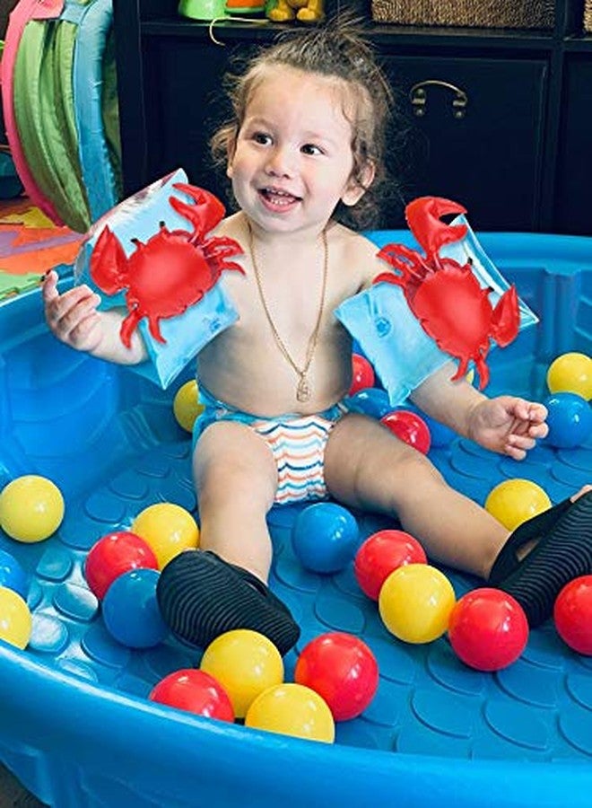ZOEKIM Inflatable Arm Floaties for Kids Toddlers, Swimiming Floater Sleeves Arm Bands Floaties Water Wings Floatation Sleeves, Pool Water Sports Learning Swim Training Aids - Image 2