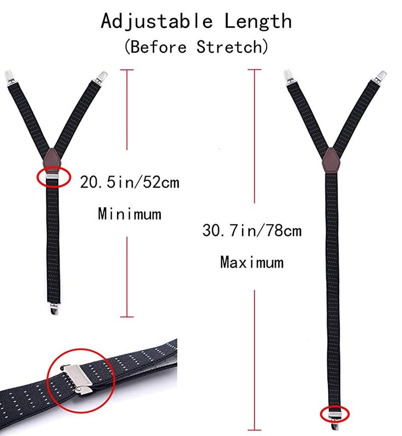 GUSTAVE®Adjustable Elastic Garter Straps to Stay Men's Shirt,Fashion Design Glamour Men Garter Gifts - Image 3