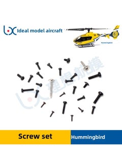 ESKY 150EC Hummingbird Remote Control Simulation Helicopter Accessories Battery Case Charger Spiral Main Propeller Tail Propeller-Color:Screw Set