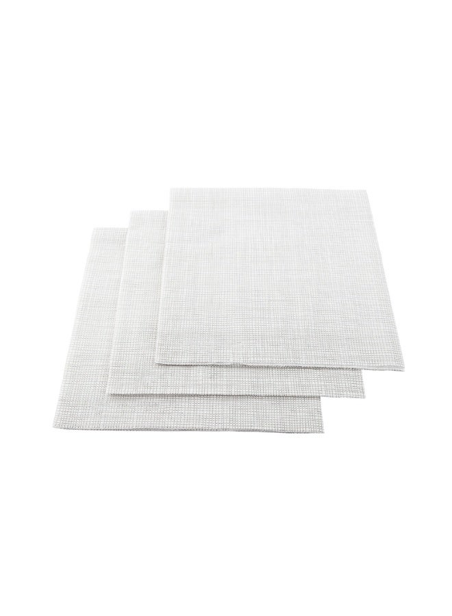 Restaurantware Luxenap 15.5 x 15.3 Inch 2-Ply Dinner Napkins, 1800 Disposable Napkins - Linen Feel, With Gray Threads, White Paper Folded Napkins, Square, For Lunch, Dinner, Or Everyday Use  - Image 2
